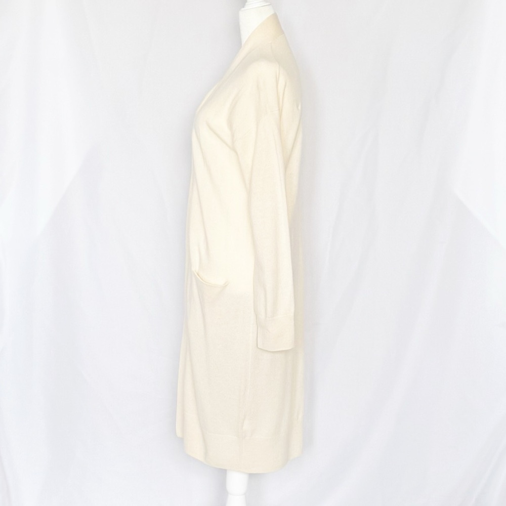 Nordstrom Long Open Front Wool & Cashmere Cardigan S - Picture 5 of 9